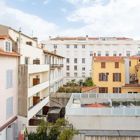 C16 - 2 Bdr Rue Antibes 4 Min Palais Festivals - Ac & Terrace Apartment *
